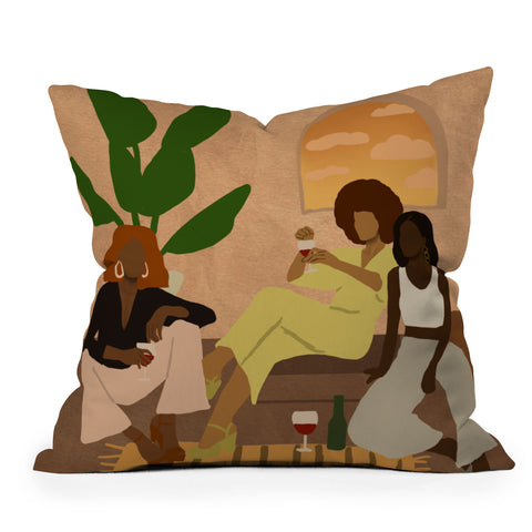 nawaalillustrations Home I Outdoor Throw Pillow