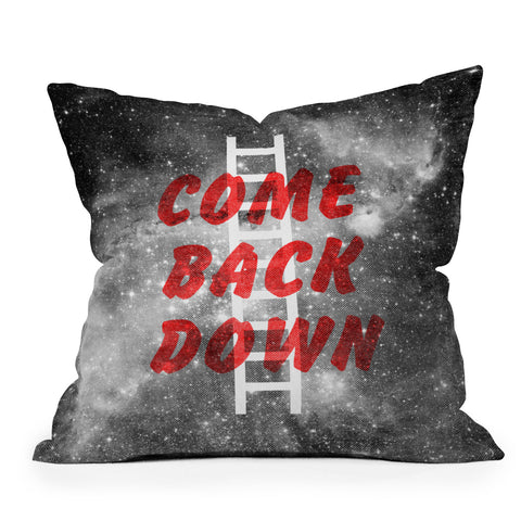 Nick Nelson Come Back Down Outdoor Throw Pillow