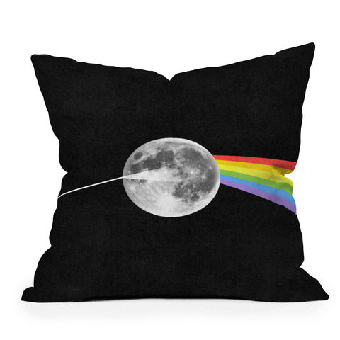 Nick Nelson Dark Side Of The Moon Outdoor Throw Pillow