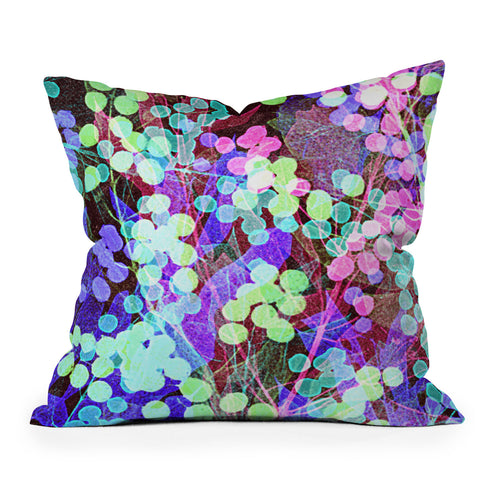 Nick Nelson Dots And Leaves Outdoor Throw Pillow