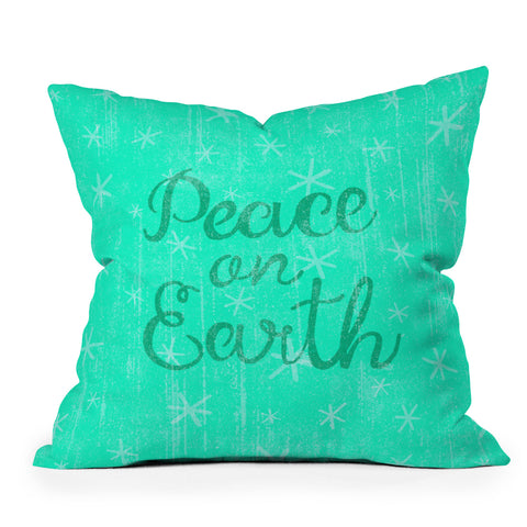 Nick Nelson Peaceful Wishes Outdoor Throw Pillow