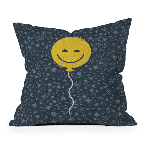 Nick Nelson Spaced Out Outdoor Throw Pillow