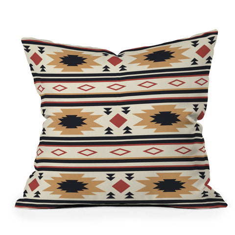 Nick Quintero Western Desert Pattern Outdoor Throw Pillow