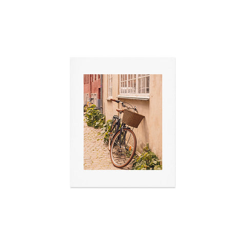 Ninasclicks A bicycle in a Copenhagen street Art Print