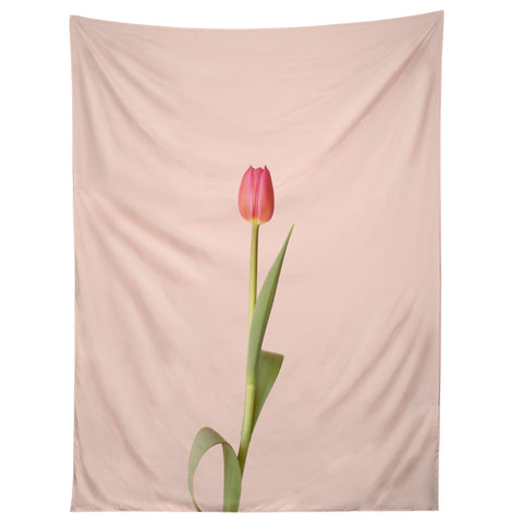 Ninasclicks The pink tulip Floral Tapestry