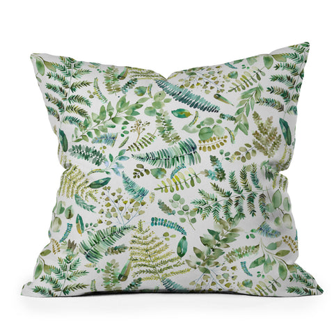 Ninola Design Botanical collection Outdoor Throw Pillow