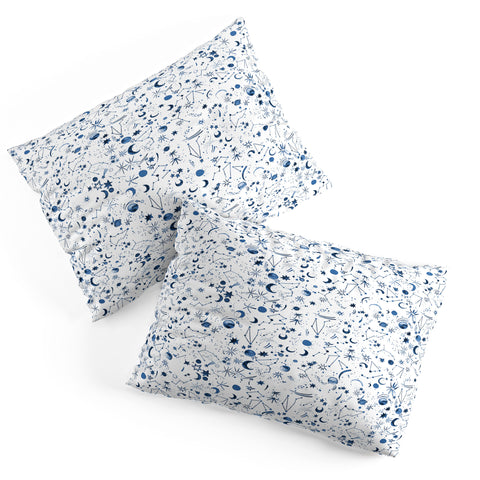 Ninola Design Galaxy Mystical Bue Pillow Shams