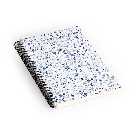 Ninola Design Galaxy Mystical Bue Spiral Notebook
