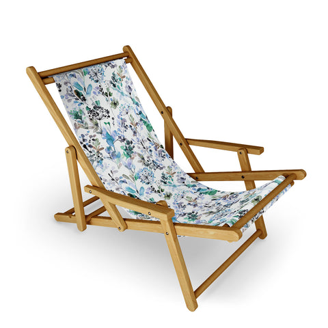 Ninola Design Wild Grasses Blue Sling Chair