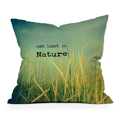 Olivia St Claire Get Lost in Nature Outdoor Throw Pillow