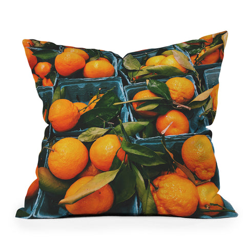 Olivia St Claire Greengrocer Outdoor Throw Pillow
