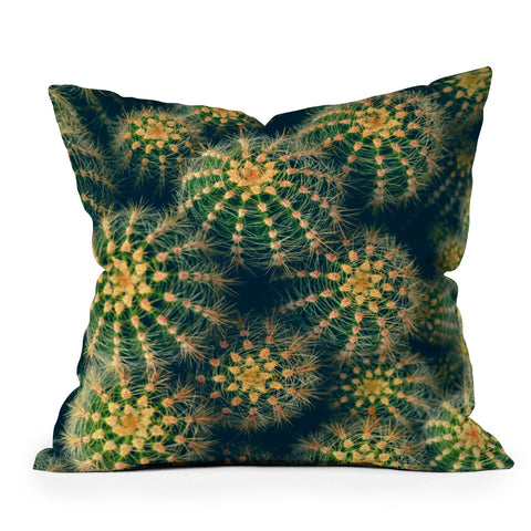 Olivia St Claire Lovely Cactus Outdoor Throw Pillow