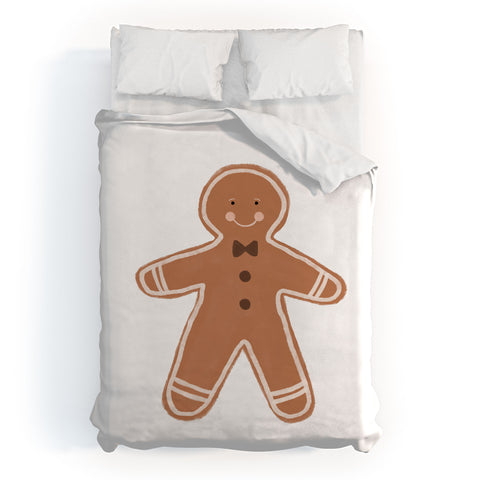 Orara Studio Gingerbread Man I Duvet Cover