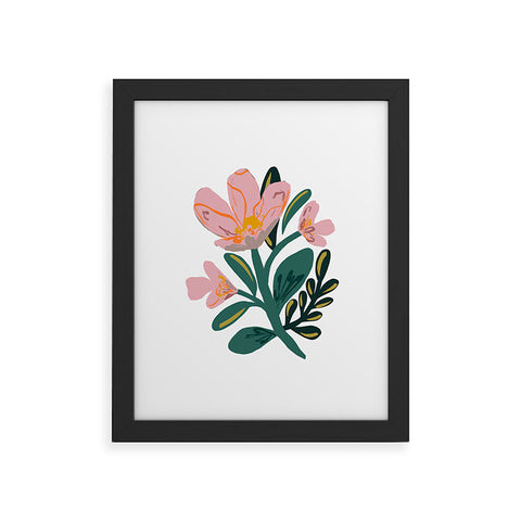 Oris Eddu Flower Play III Framed Art Print