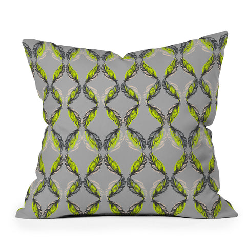 Pattern State Feather Pop Outdoor Throw Pillow