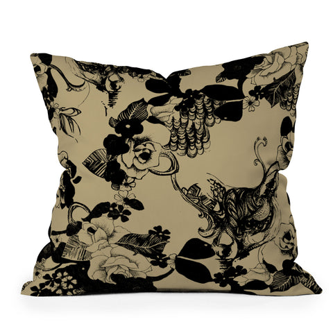 Pattern State Foxy Loxy Outdoor Throw Pillow