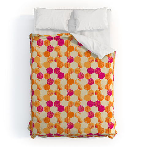 Pattern State Hex Duvet Cover