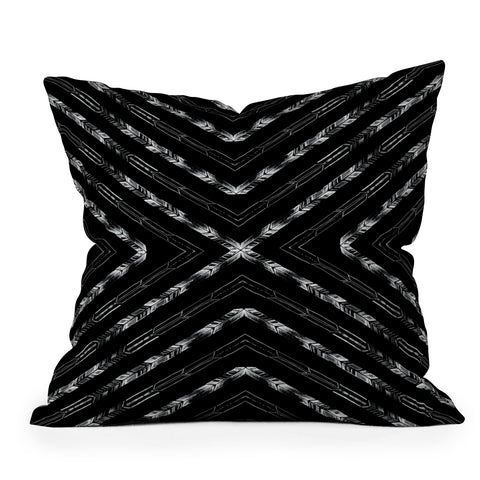 Pattern State Valencia Ink Outdoor Throw Pillow