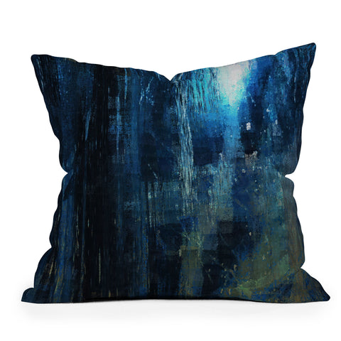 Paul Kimble Night In The Forest Outdoor Throw Pillow