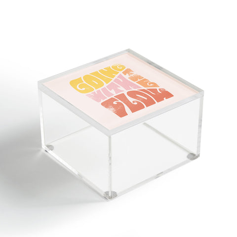 Phirst Going with the flow Vintage Acrylic Box