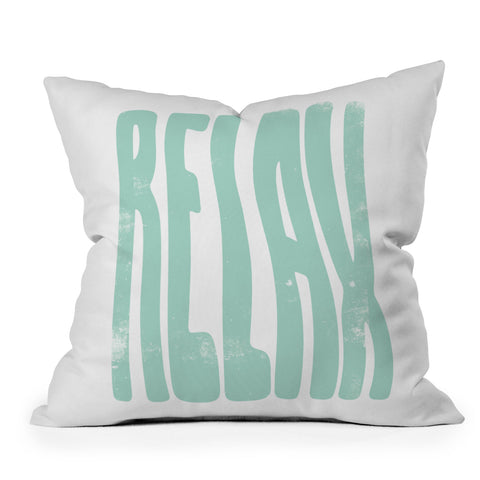 Phirst Relax vintage green Outdoor Throw Pillow
