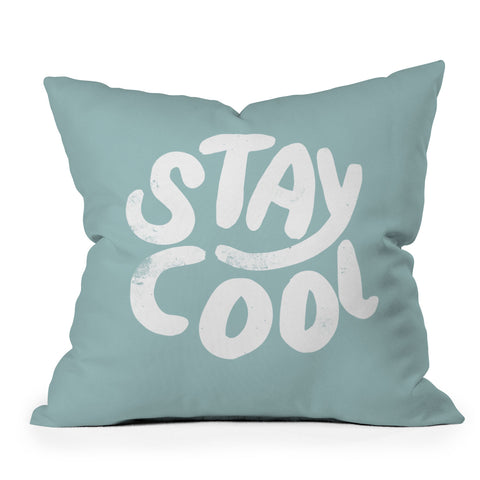 Phirst Stay Cool Pale Blue Outdoor Throw Pillow