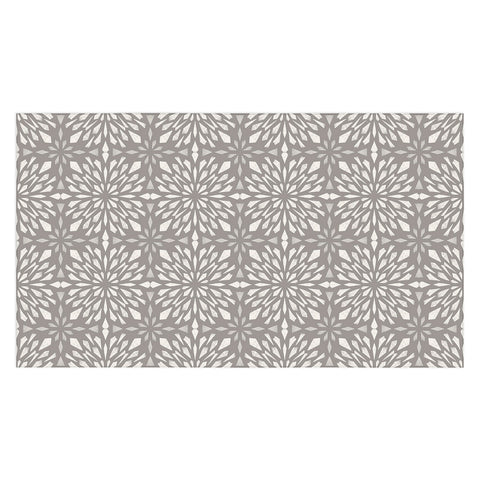 Pimlada Phuapradit Geo star tiles 2 Grey Tablecloth