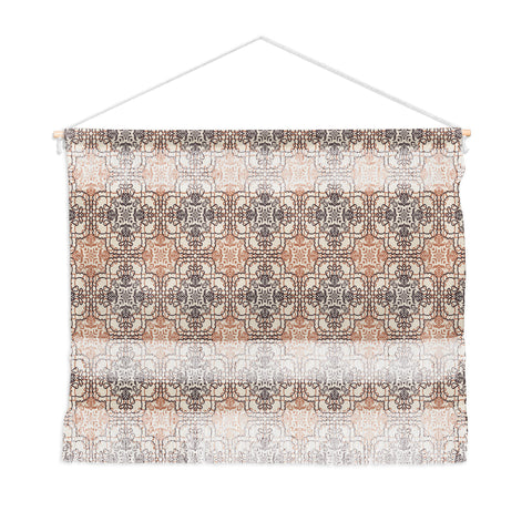 Pimlada Phuapradit Lace Tiles Beige and Brown Wall Hanging Landscape