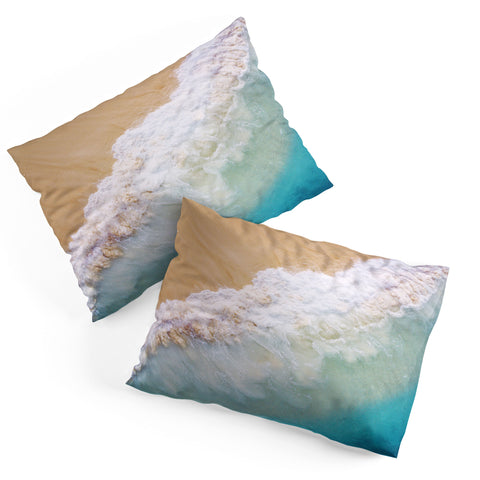 Pita Studios Dream Beach wave Pillow Shams
