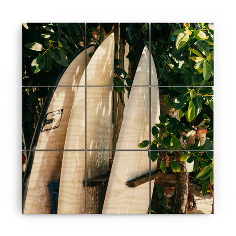 Pita Studios Surfboards Bali Wood Wall Mural