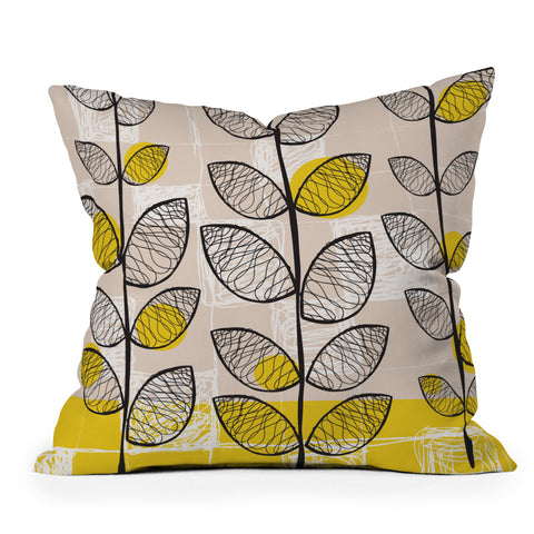 Rachael Taylor 50s Inspired Outdoor Throw Pillow