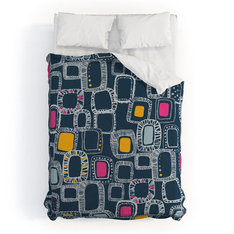 Rachael Taylor Shapes And Squares 1 Duvet Cover