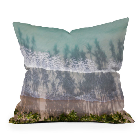 raisazwart Turquoise water Tropical travel Outdoor Throw Pillow