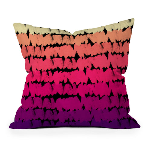 Rebecca Allen To The Pinks Outdoor Throw Pillow