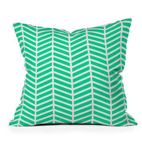 Rebecca Allen Turquoise Bliss Outdoor Throw Pillow