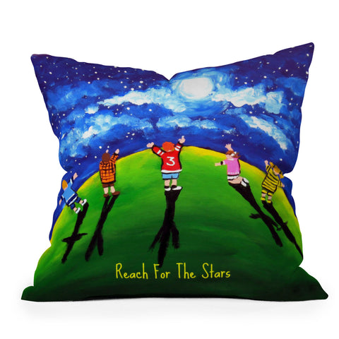 Renie Britenbucher Reach For Stars Outdoor Throw Pillow