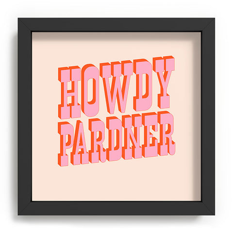 retrografika Old West Howdy Pardner bright Recessed Framing Square