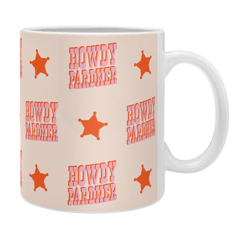 retrografika Old West Howdy Pardner bright Coffee Mug