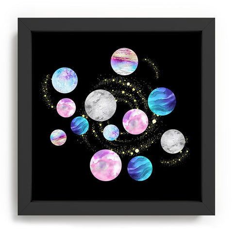 retrografika Outer Space Planets Galaxies Recessed Framing Square