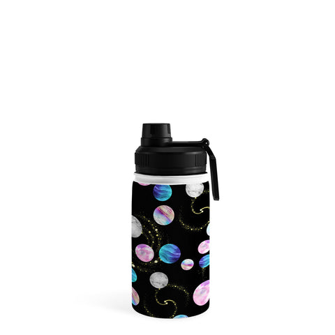 retrografika Outer Space Planets Galaxies Water Bottle