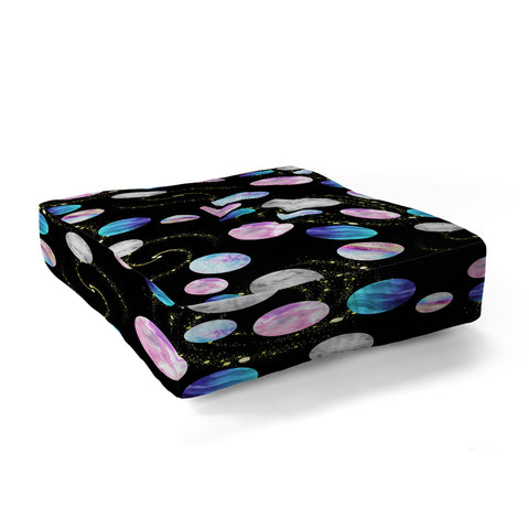 retrografika Outer Space Planets Galaxies Floor Pillow Square