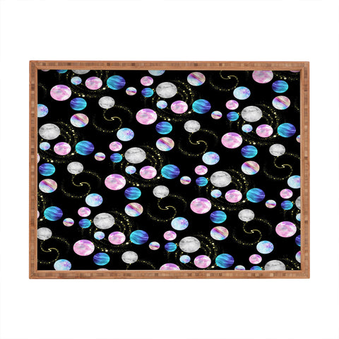 retrografika Outer Space Planets Galaxies Rectangular Tray