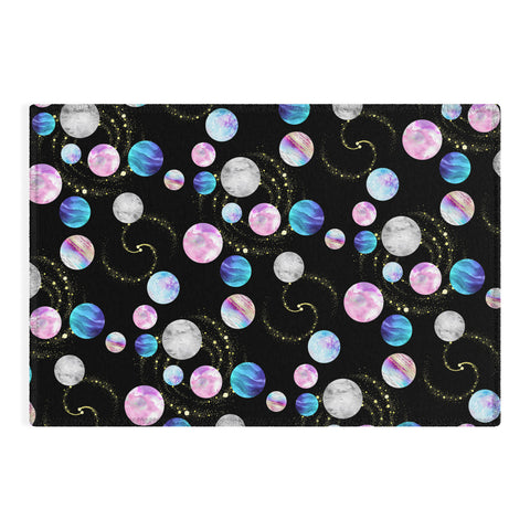retrografika Outer Space Planets Galaxies Outdoor Rug
