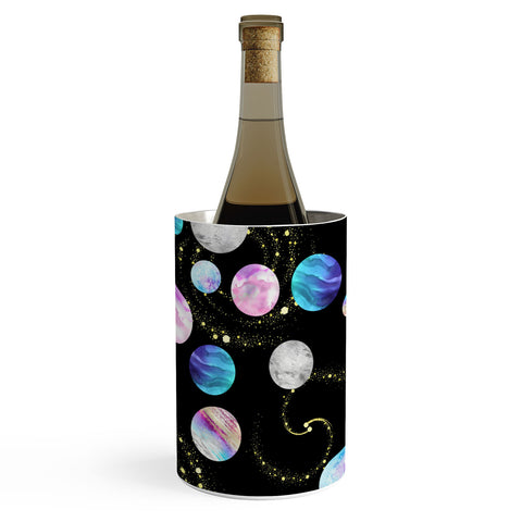 retrografika Outer Space Planets Galaxies Wine Chiller
