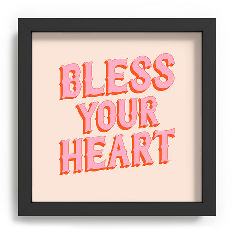 retrografika Southern Snark Bless your heart Recessed Framing Square