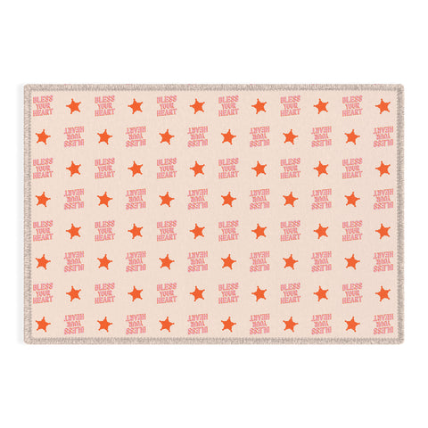 retrografika Southern Snark Bless your heart Outdoor Rug
