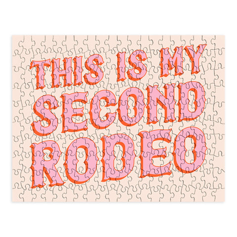retrografika This is My Second Rodeo pink Puzzle