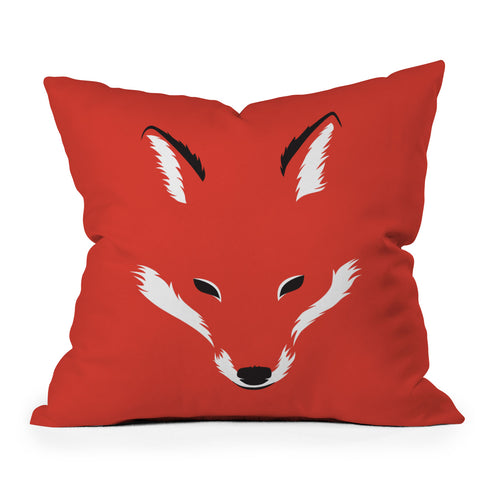 Robert Farkas Foxy shape Outdoor Throw Pillow