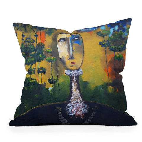 Robin Faye Gates Forest For Trees Outdoor Throw Pillow