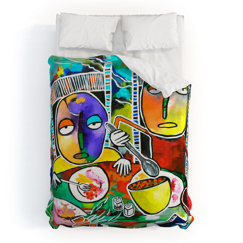 Robin Faye Gates I Should Give Relish A Try Duvet Cover